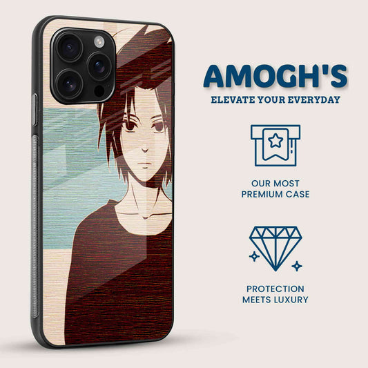 Sasuke Uchiha Mobile Back Cover Side Image