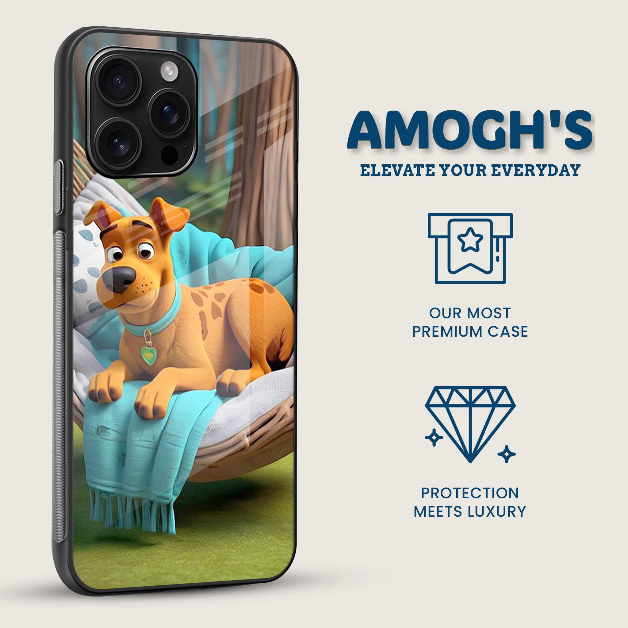 Scooby-Doo Chilling Mobile Back Cover Side Image