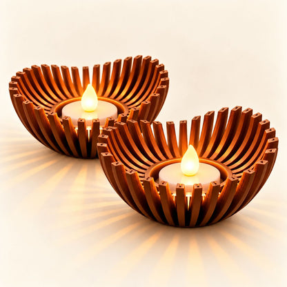 Sculptural Tealight Holders