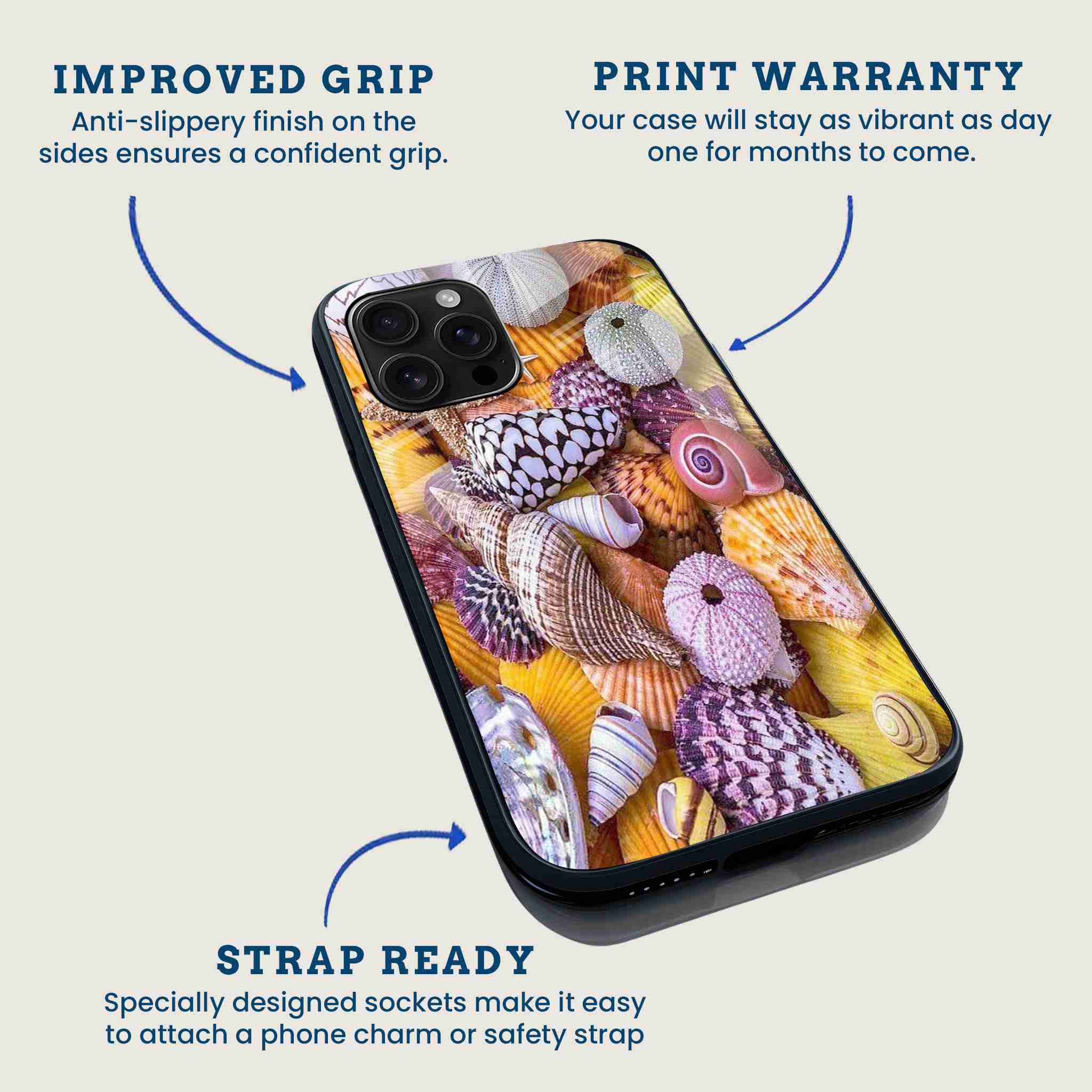 Seashells Mobile Back Cover Feature Image