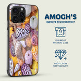 Seashells Mobile Back Cover Side Image