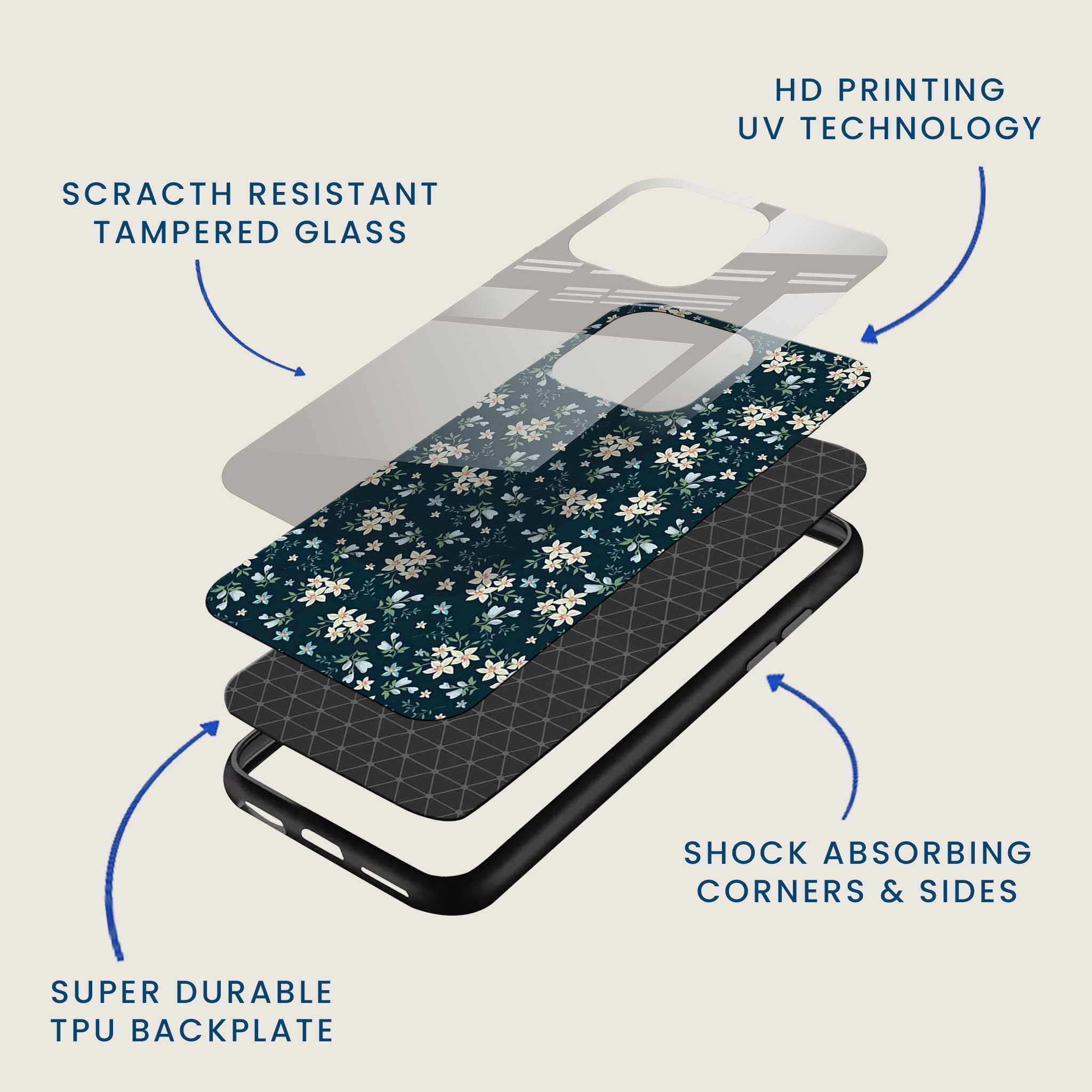 Secret Garden Mobile Back Cover Layer Image