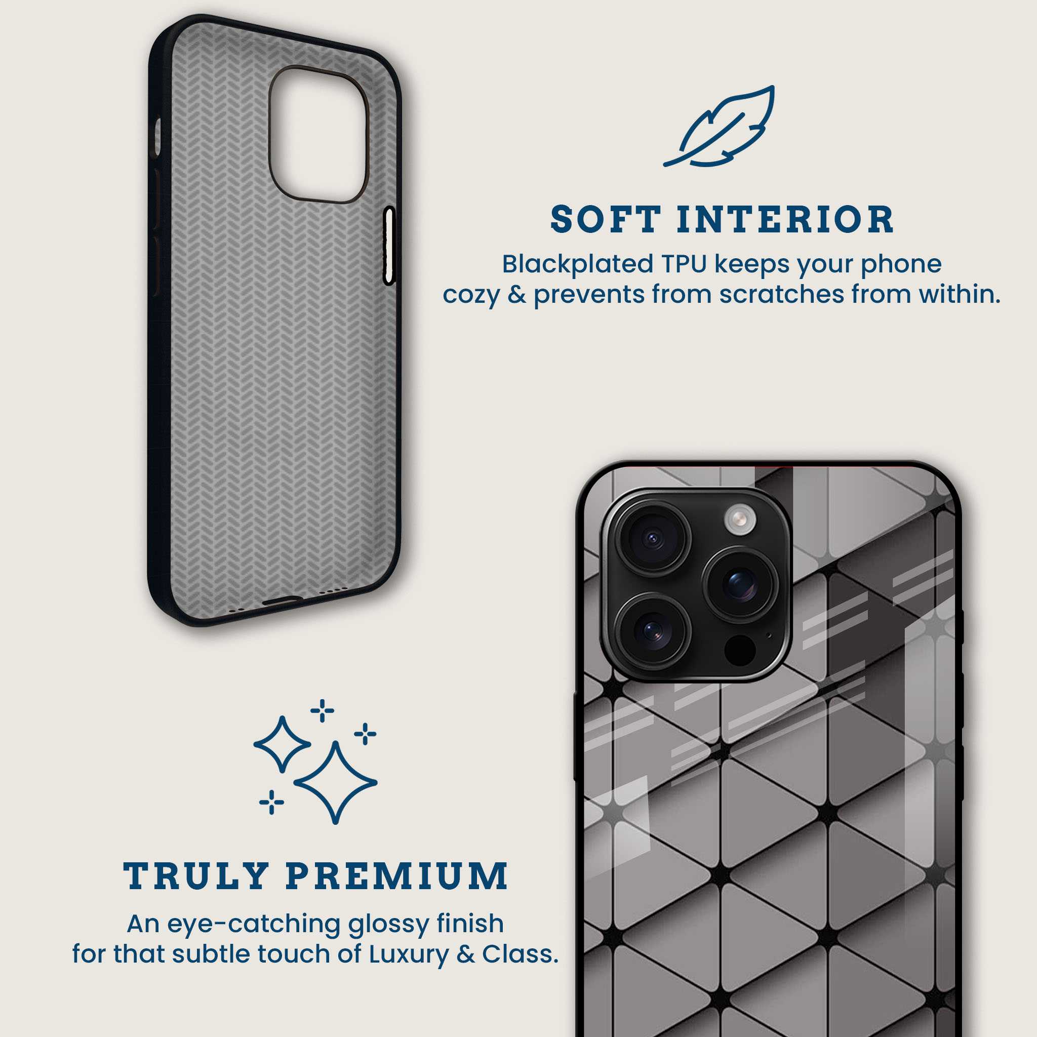 Shadow Pyramid Mobile Back Cover Brand Image