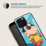 Shinchan Cool Dude Mobile Back Cover Bezel Image