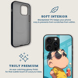 Shinchan Cool Dude Mobile Back Cover Brand Image