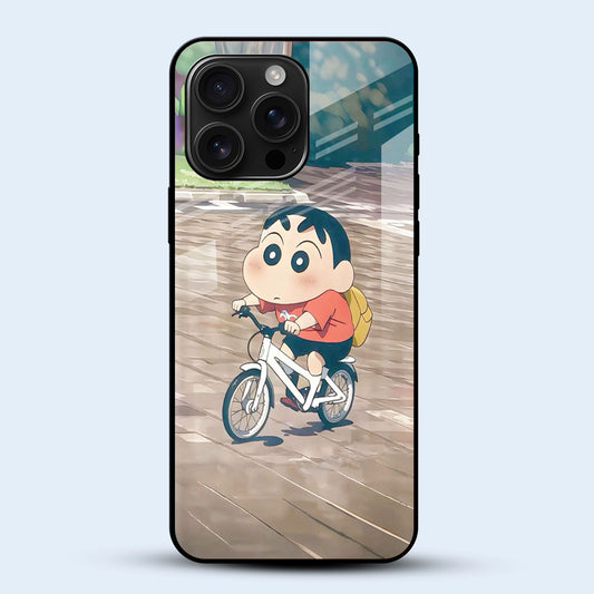 Shinchan The Rider Mobile Back Cover Main Image