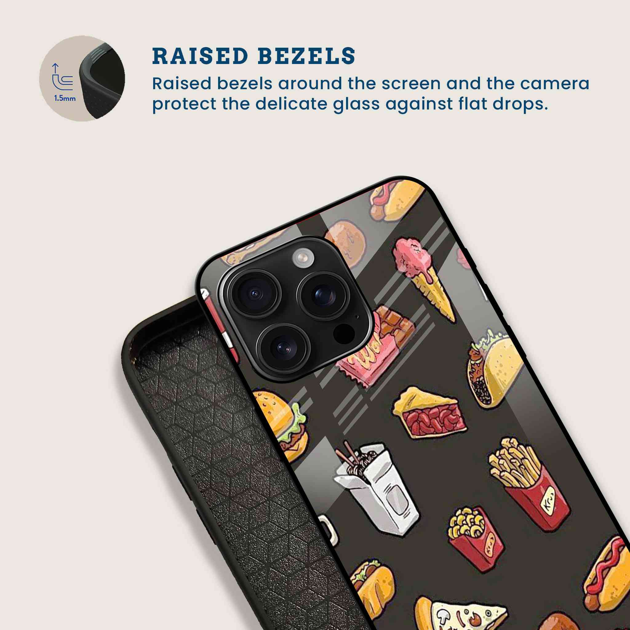 Snack Attack Mobile Back Cover Bezel Image
