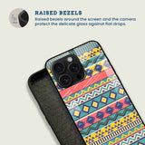 Southwest Sunset Aztec Design Mobile Back Cover Bezel Image