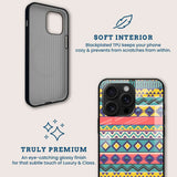 Southwest Sunset Aztec Design Mobile Back Cover Brand Image