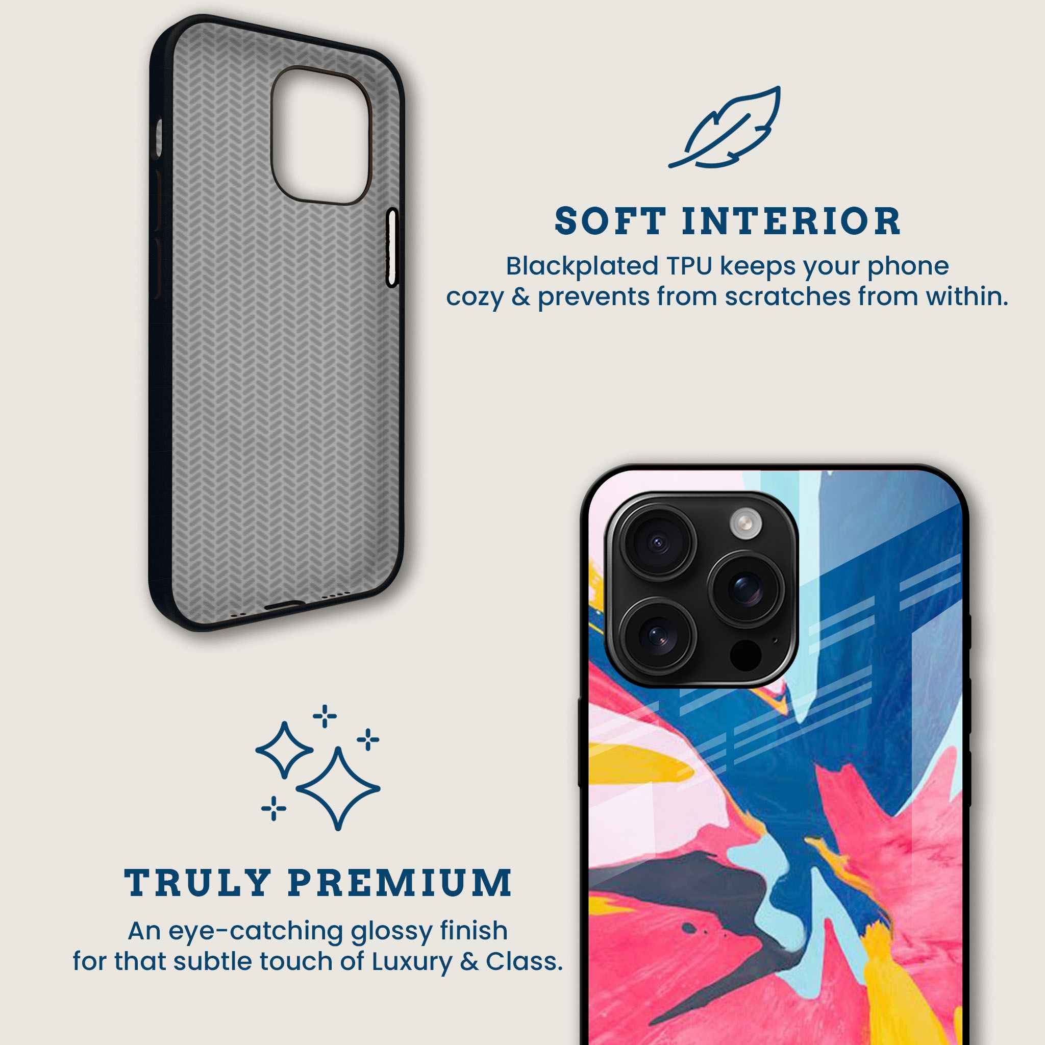 Splash Art Mobile Back Cover Brand Image