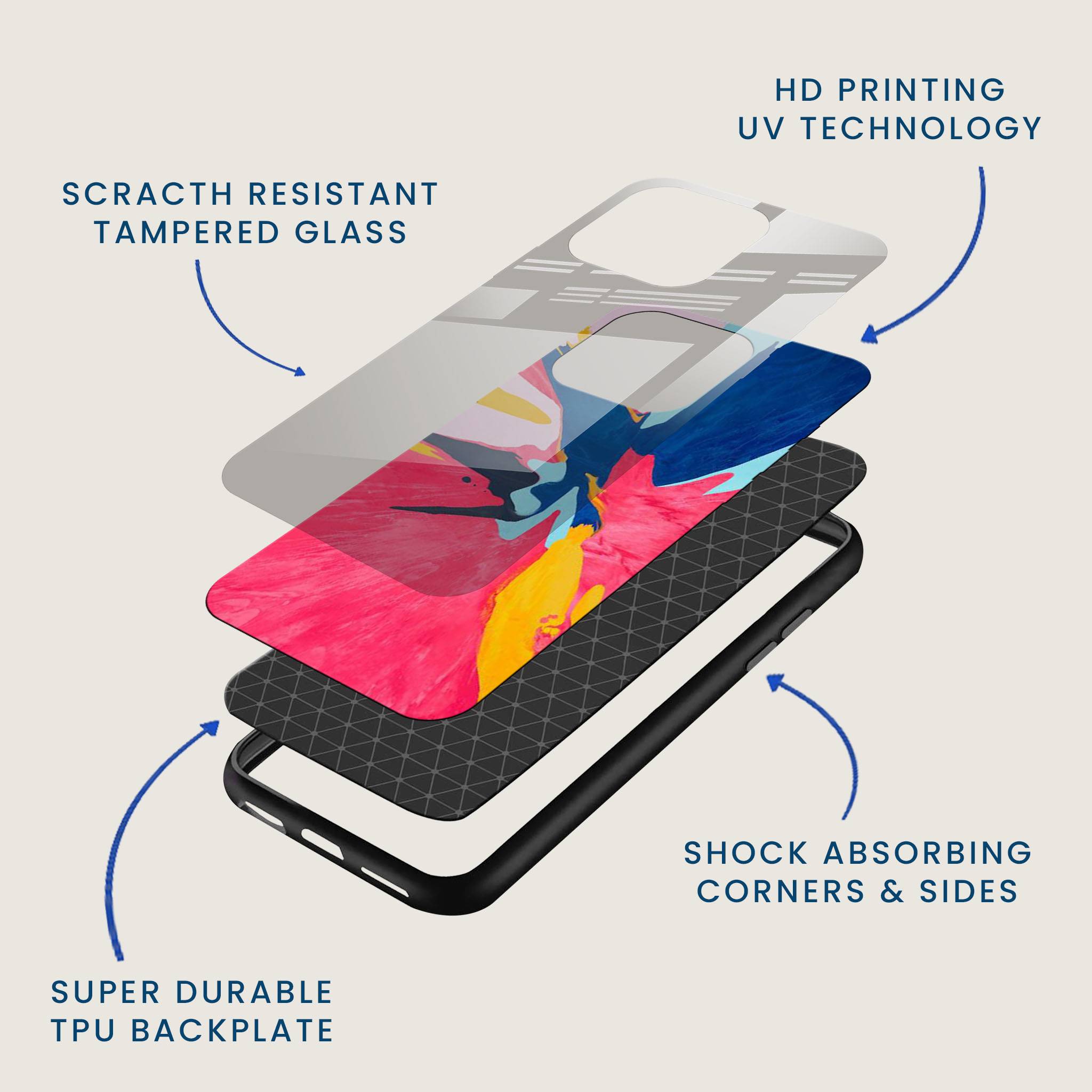 Splash Art Mobile Back Cover Layer Image
