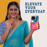 Splash Art Mobile Back Cover Woman Image
