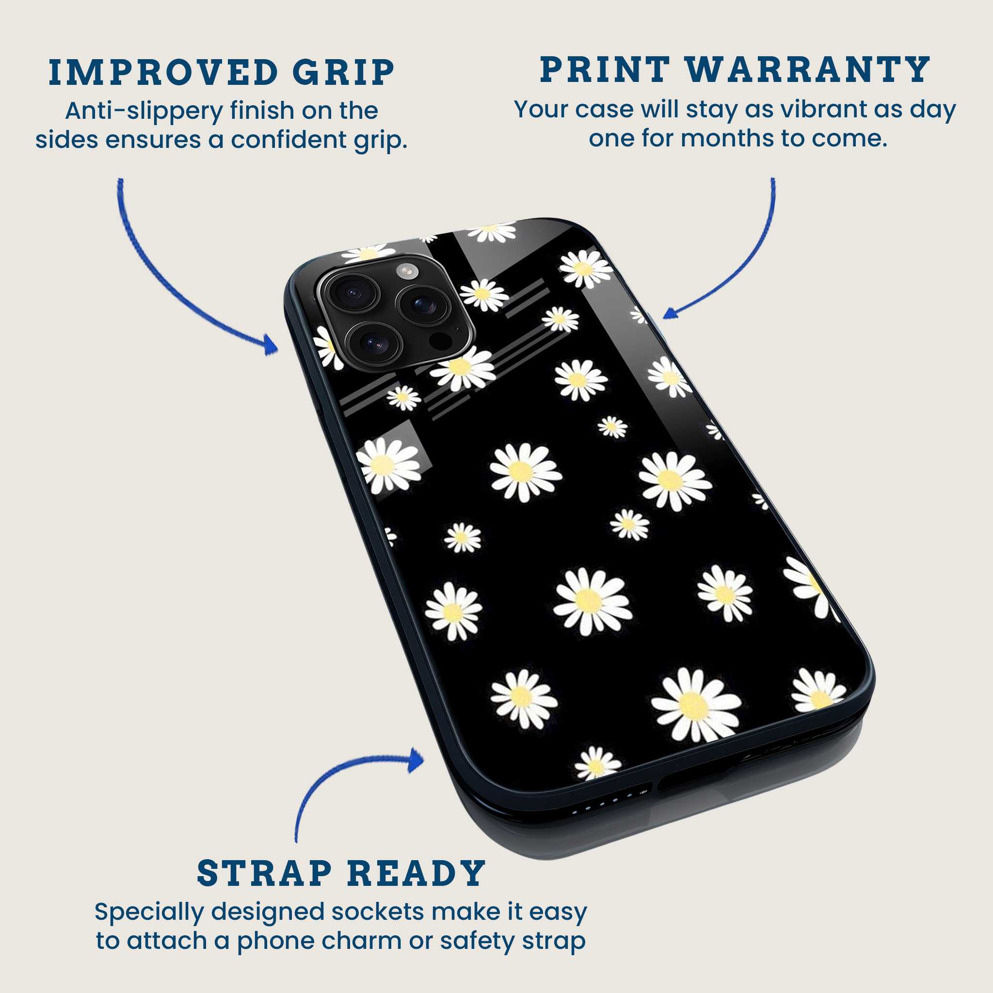 Spring Daisy Mobile Back Cover Feature Image