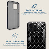 Squared Outlines Mobile Back Cover Brand Image