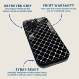 Squared Outlines Mobile Back Cover Feature Image