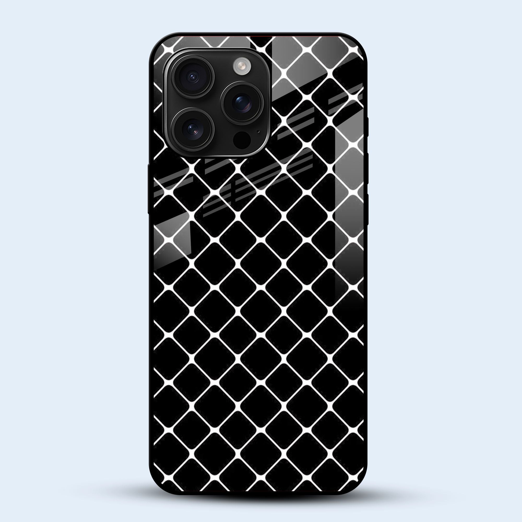 Squared Outlines Mobile Back Cover Main Image