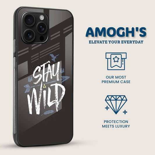 Stay Wild Mobile Back Cover Side Image