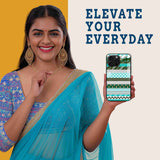 Stripe Frenzy Mobile Back Cover Woman Image