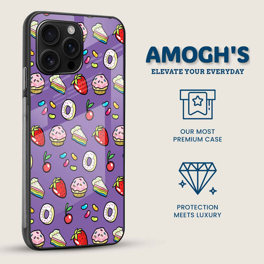 Sugar Rush Doodle Mobile Back Cover Side Image