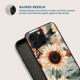Sunflower Mobile Back Cover Bezel Image