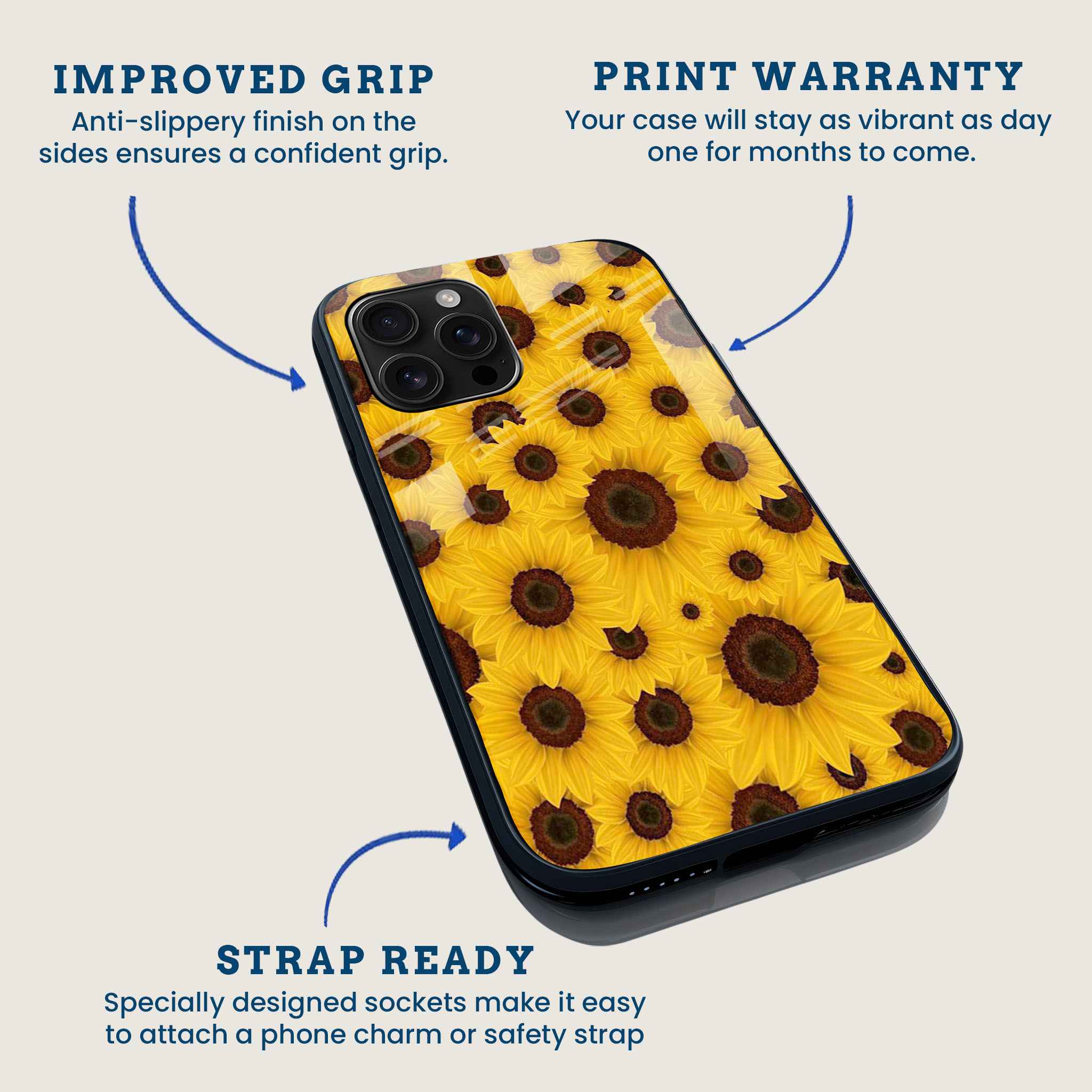 Sunny Bloom Floral Mobile Back Cover Feature Image