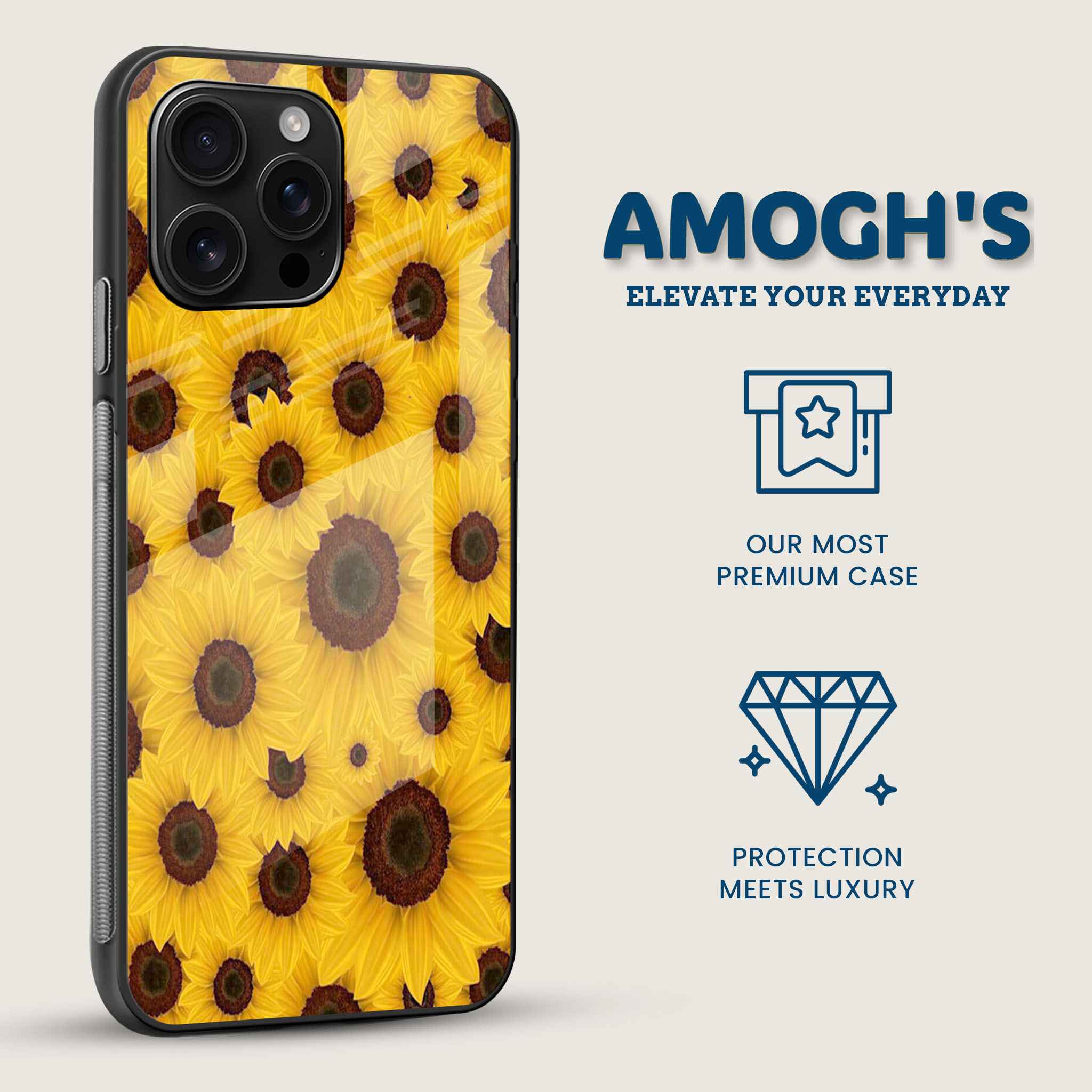 Sunny Bloom Floral Mobile Back Cover Side Image