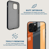 Sunset Stripe Mobile Back Cover Brand Image