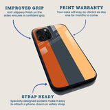 Sunset Stripe Mobile Back Cover Feature Image