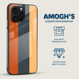 Sunset Stripe Mobile Back Cover Side Image