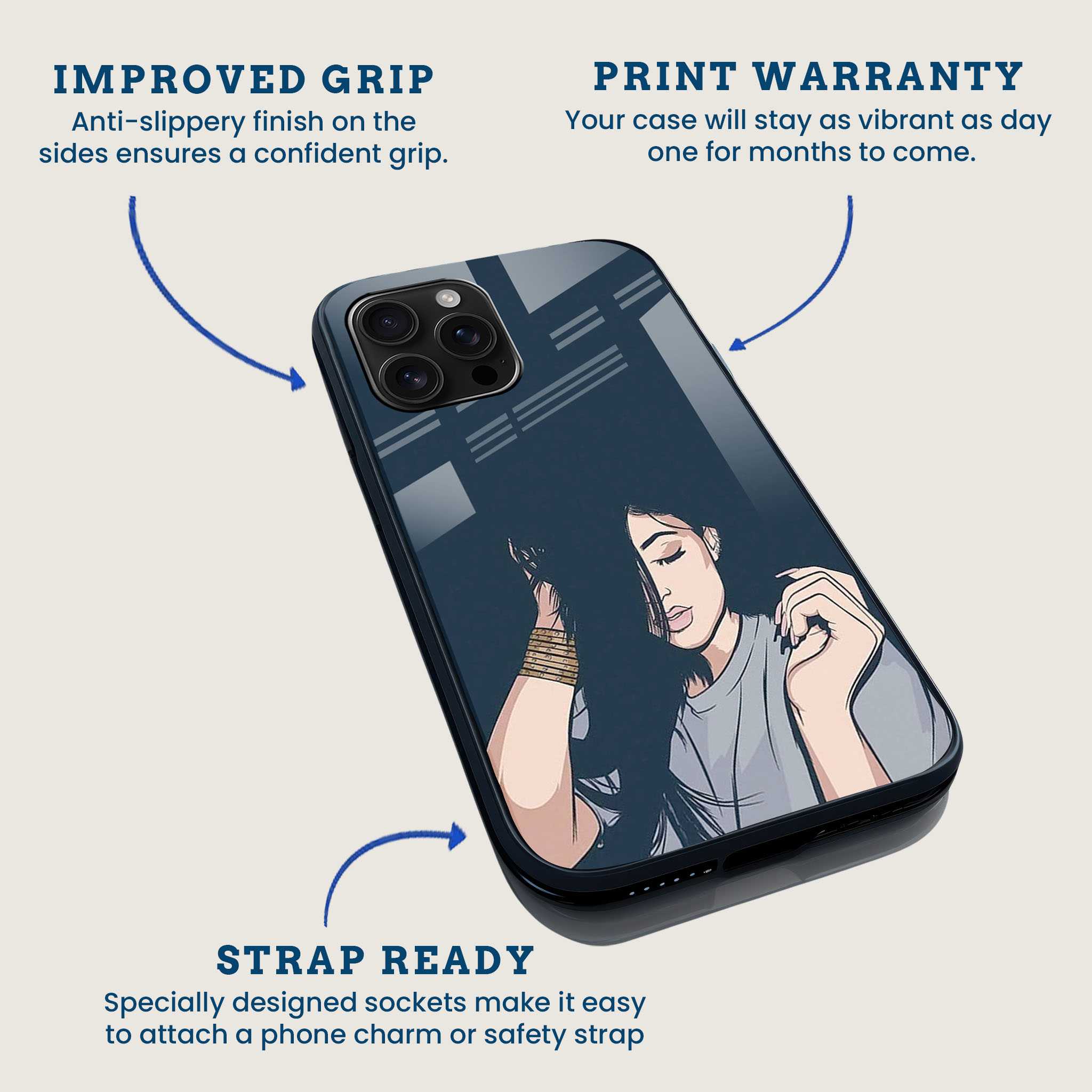 Swag Girl Mobile Back Cover Feature Image