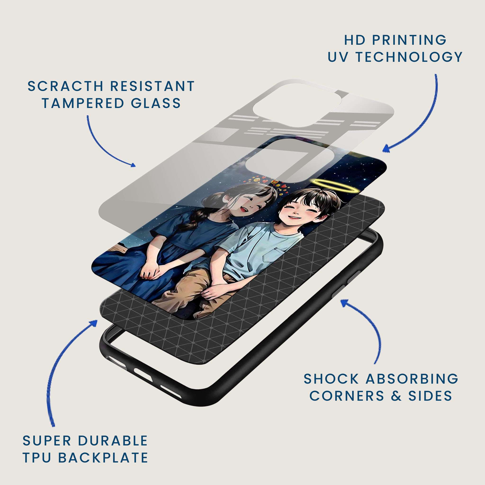 Sweethearts Mobile Back Cover Layer Image
