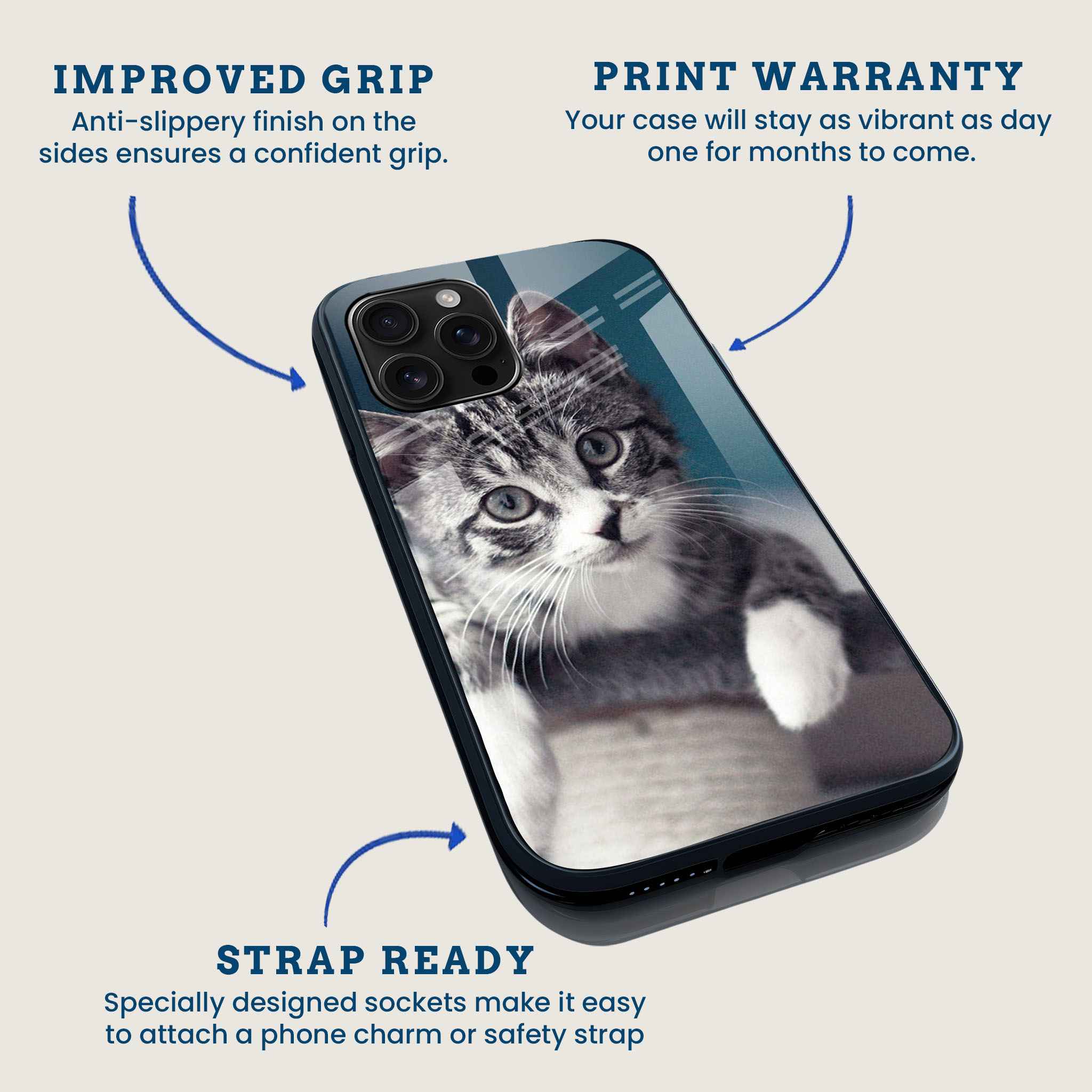 Tabby Cat Mobile Back Cover Feature Image