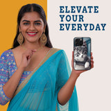 Tabby Cat Mobile Back Cover Woman Image