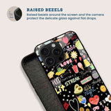 Teen Girl Mobile Back Cover Bezel Image