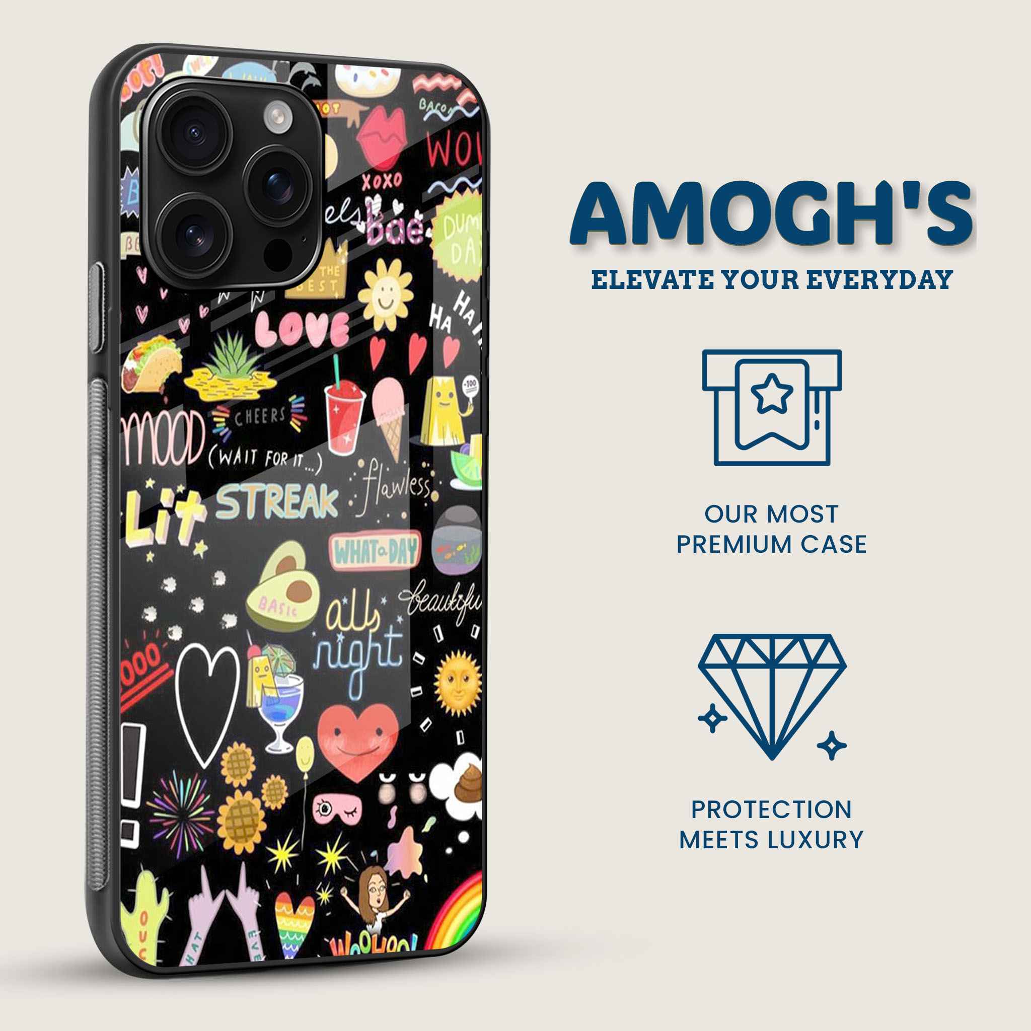 Teen Girl Mobile Back Cover Side Image