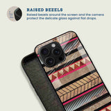 Terra Tribe Earthy Boho Mobile Back Cover Bezel Image