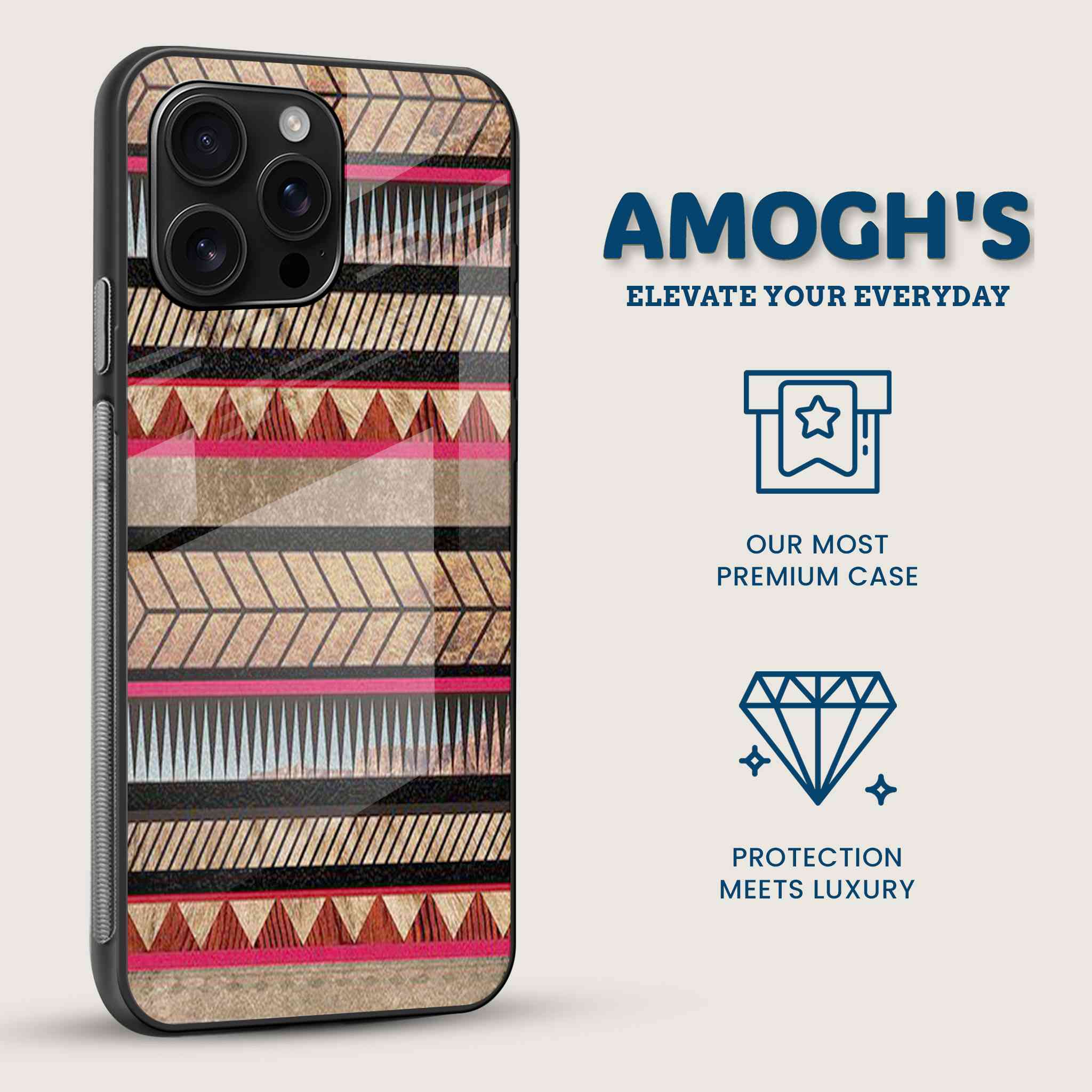 Terra Tribe Earthy Boho Mobile Back Cover Side Image
