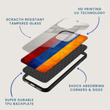 Three Stripes Mobile Back Cover Layer Image