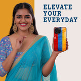 Three Stripes Mobile Back Cover Woman Image