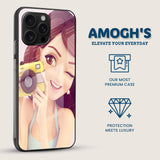 Toon Girl Mobile Back Cover Side Image