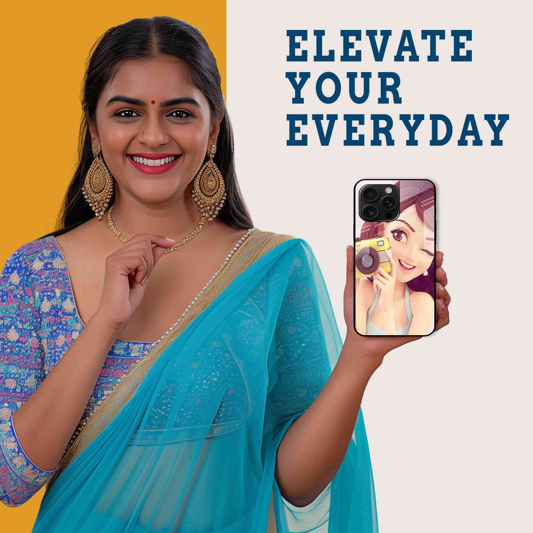 Toon Girl Mobile Back Cover Woman Image