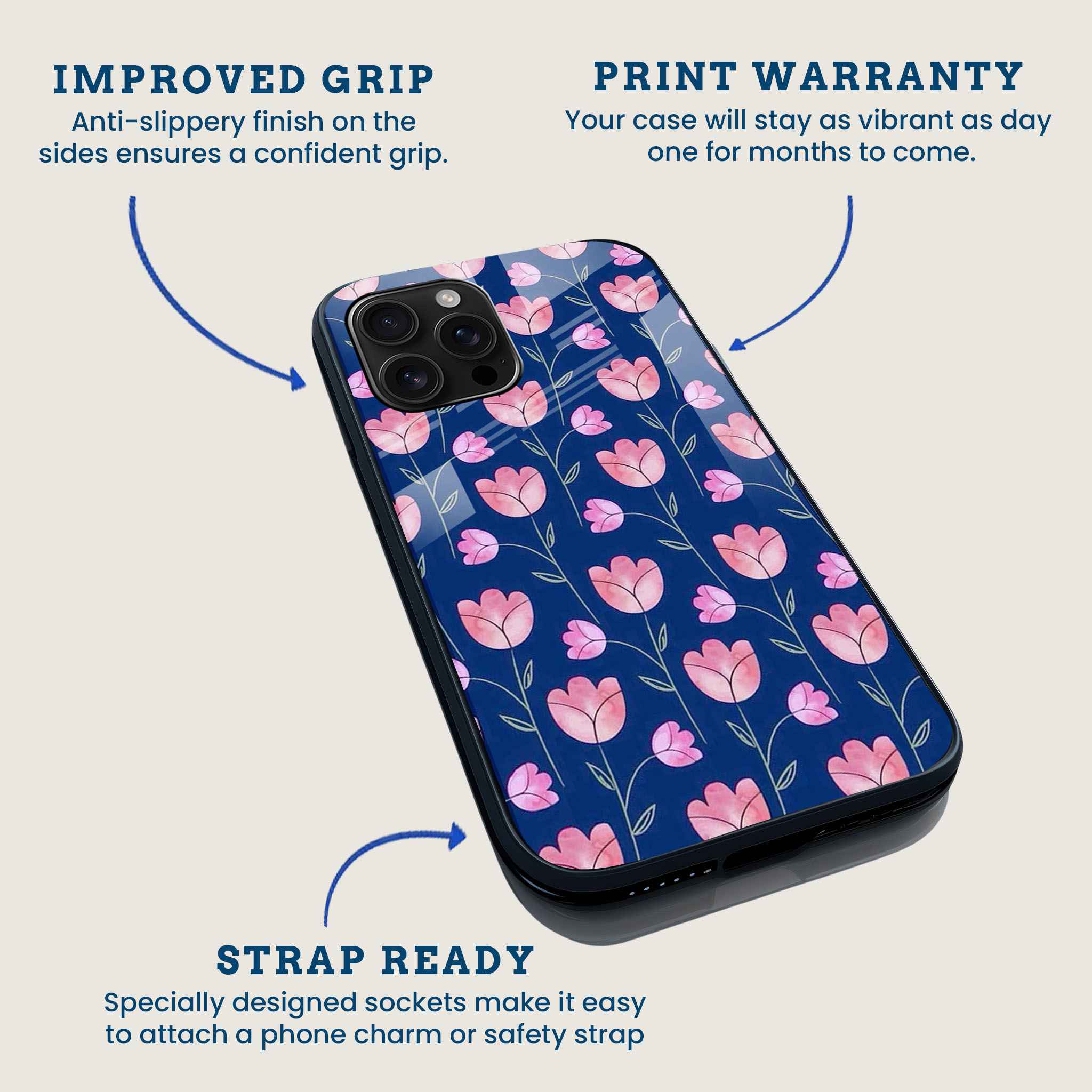 Tulip Garden Mobile Back Cover Feature Image