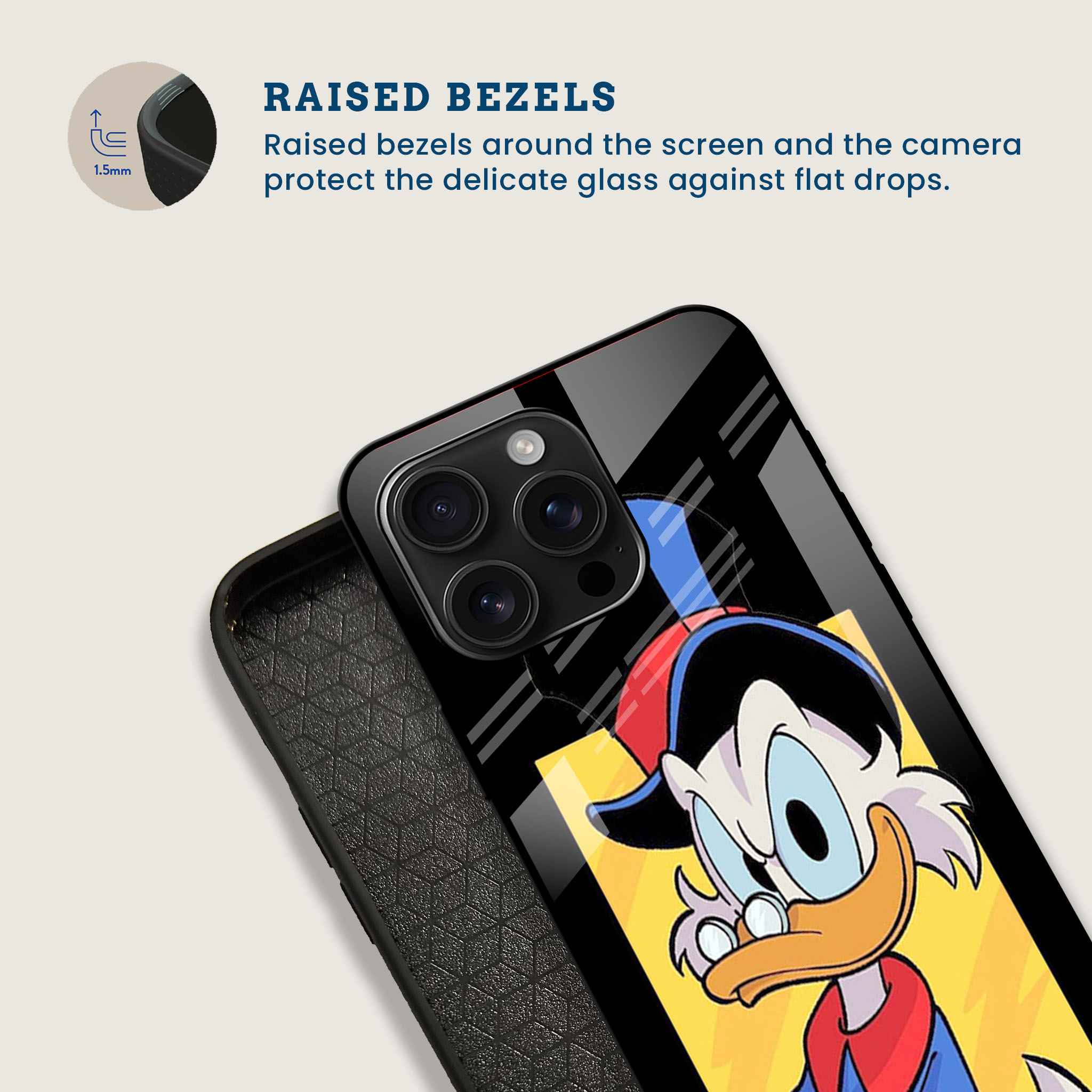 Uncle Scrooge Mobile Back Cover Bezel Image