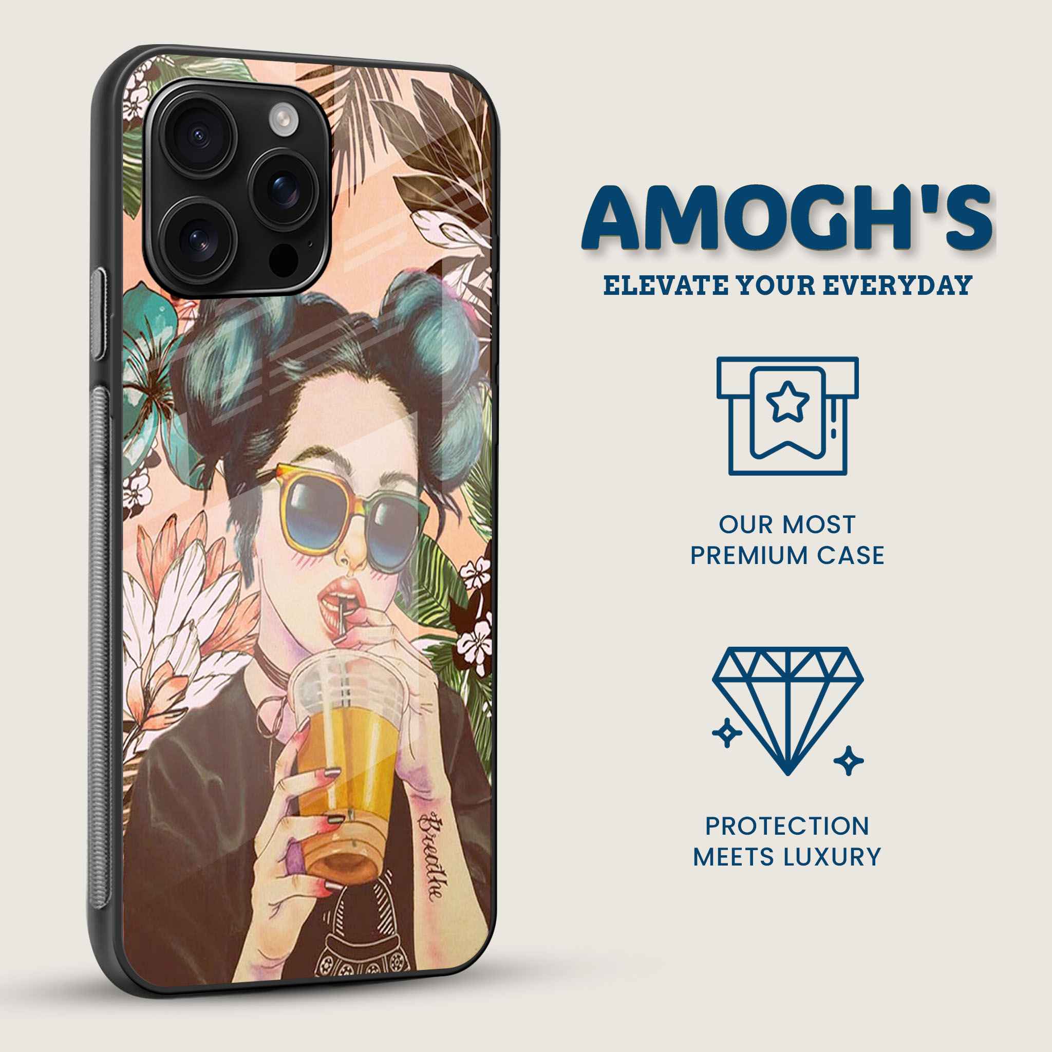 Urban Baddie Chic Mobile Back Cover Side Image