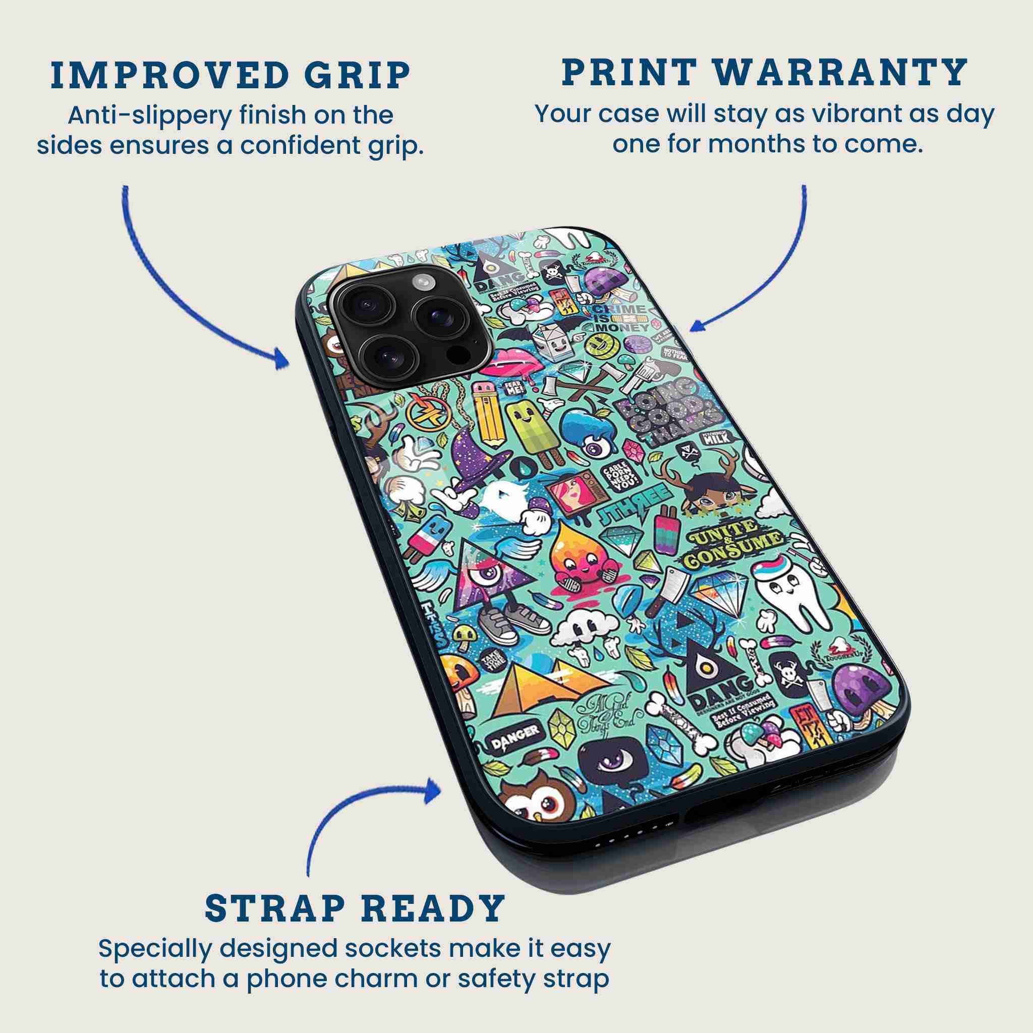 Urban Doodle Graffiti Mobile Back Cover Feature Image