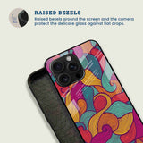 Vibrant Waves Mobile Back Cover Bezel Image