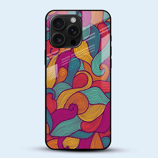 Vibrant Waves Mobile Back Cover Main Image