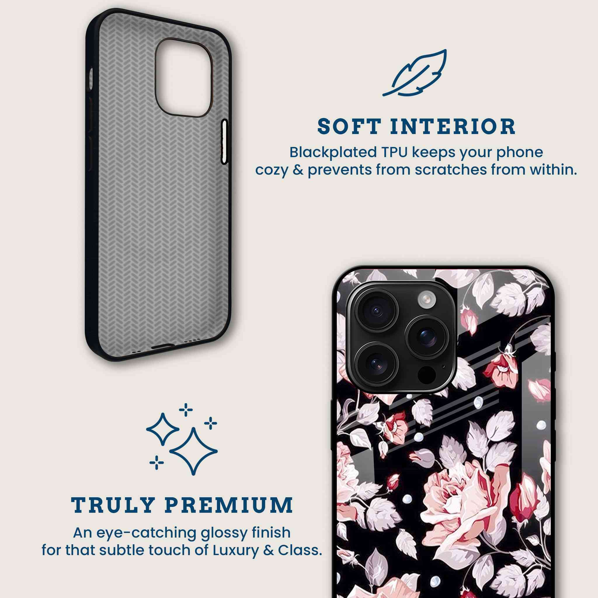 Vintage Roses Mobile Back Cover Brand Image