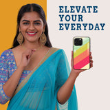 Warm Tone Retro Mobile Back Cover Woman Image