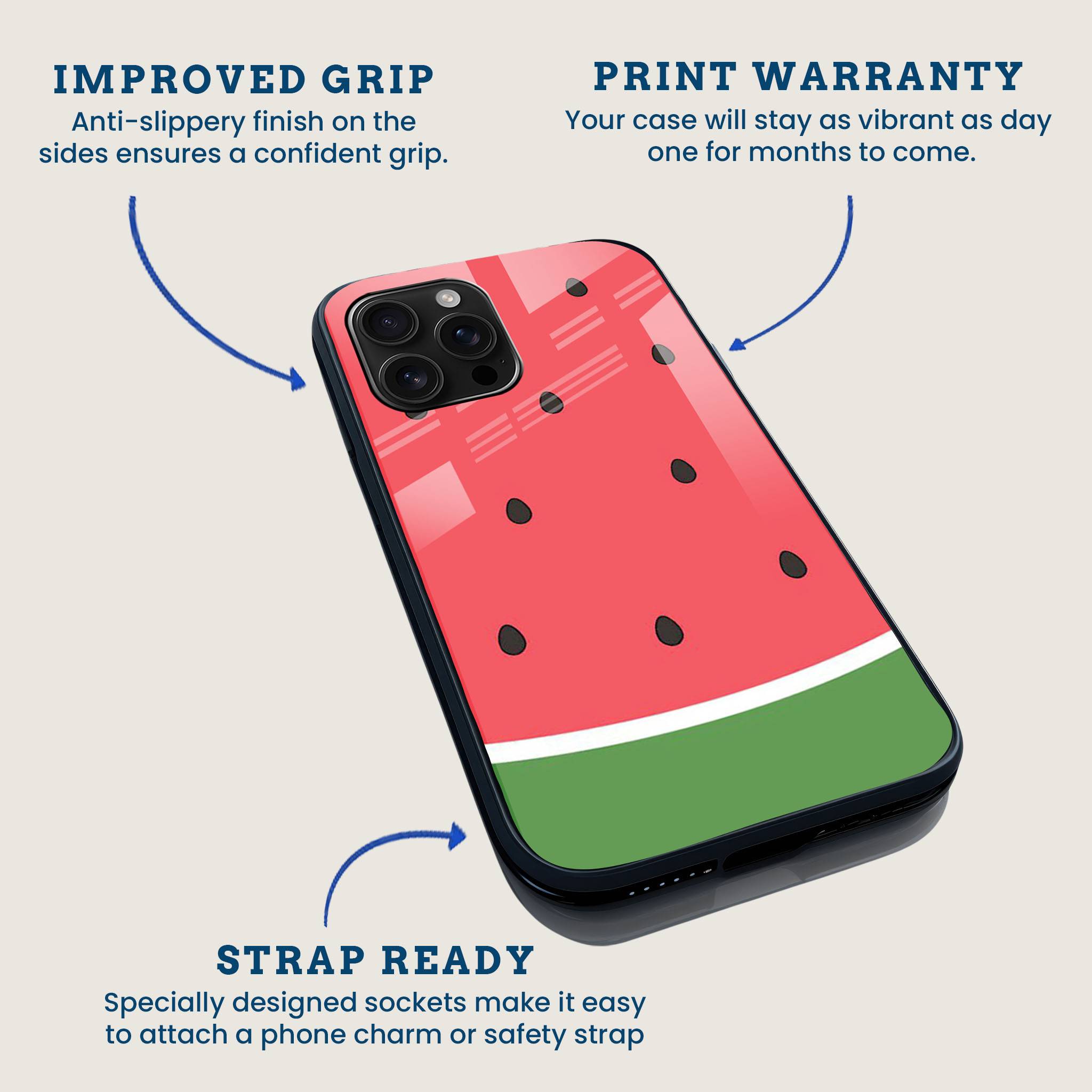Watermelon Vibe Mobile Back Cover Feature Image